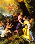 Calvaert, Denys The Mystic Marriage of St. Catherine oil painting